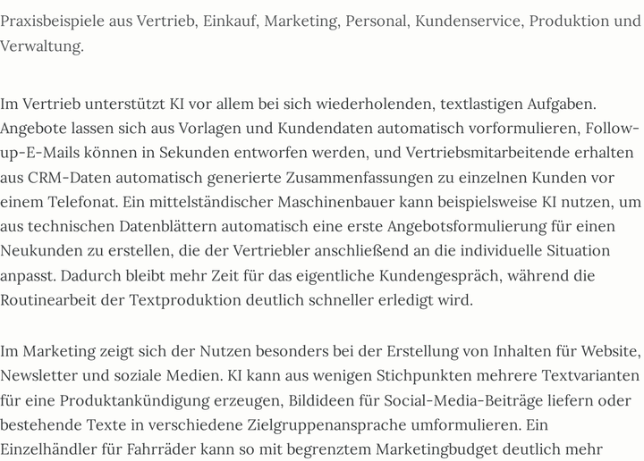 Leseprobe aus Modul 2: Arbeitsalltag
