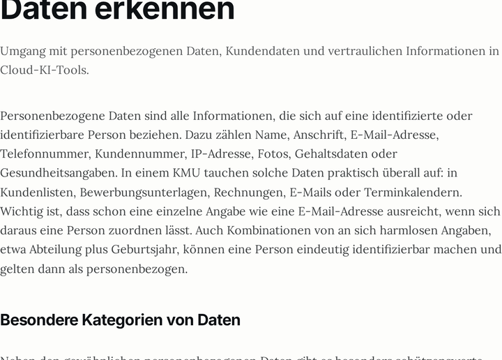 Leseprobe aus Modul 4: Datenschutz